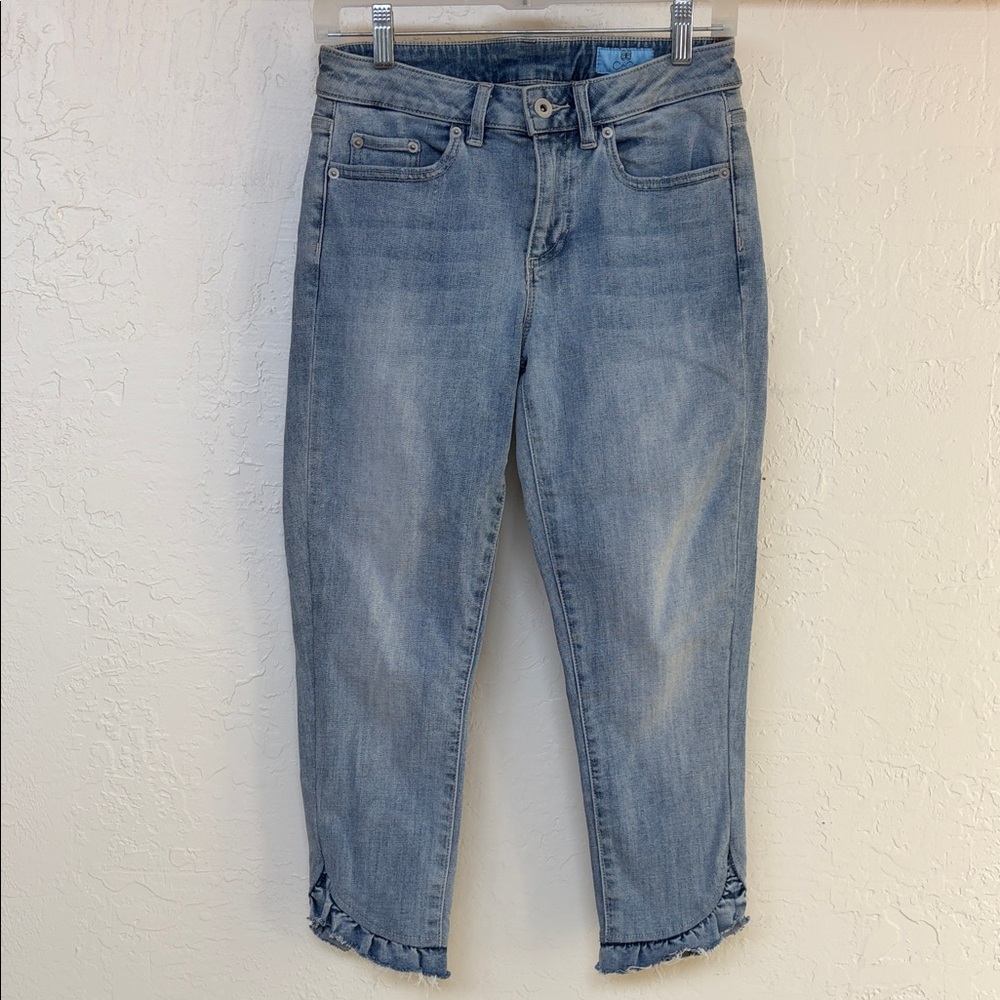 CeCe Ruffle Ankle Jeans